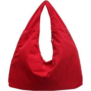 Slouchy Tote Bag for Women Red